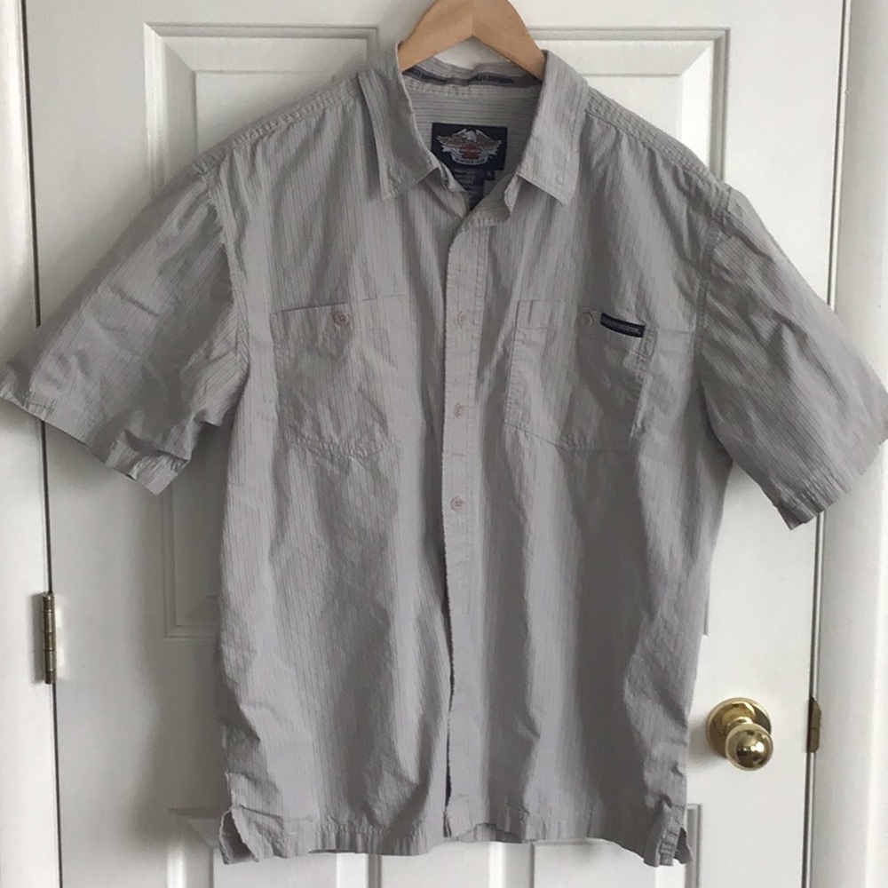 Harley Davidson button down shirt